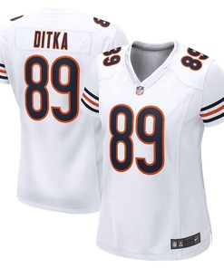 Mike Ditka Chicago Bears Womens Retired Game Jersey - White Nfl - Robokeg