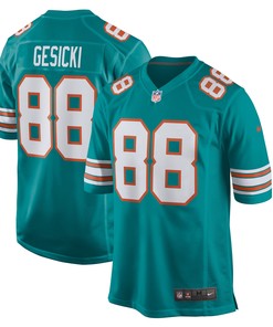 Mike Gesicki Miami Dolphins Alternate Game Jersey Aqua Nfl - Robokeg