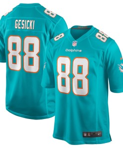 Mike Gesicki Miami Dolphins Game Jersey Aqua Nfl - Robokeg