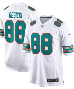 Mike Gesicki Miami Dolphins Game Jersey - White Nfl - Robokeg