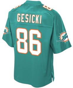 Mike Gesicki Miami Dolphins Nfl Pro Line Player Jersey - Aqua - Robokeg
