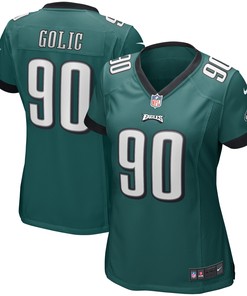 Mike Golic Philadelphia Eagles Womens Game Retired Player Jersey - Midnight Green Nfl - Robokeg