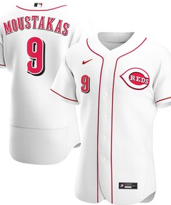 Mike Moustakas Cincinnati Reds Home Authentic Player Jersey - White Mlb - Robokeg