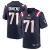 Mike Onwenu New England Patriots Team Game Jersey - Navy Nfl - Robokeg