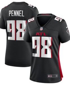 Mike Pennel Atlanta Falcons Womens Game Jersey - Black Nfl - Robokeg
