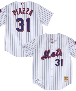 Mike Piazza 2000 New York Mets Mitchell & Ness Authentic Jersey - White Mlb - Robokeg