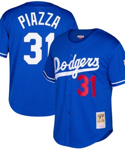 Mike Piazza Los Angeles Dodgers Mitchell & Ness Cooperstown Collection Mesh Batting Practice Jersey - Royal Mlb - Robokeg