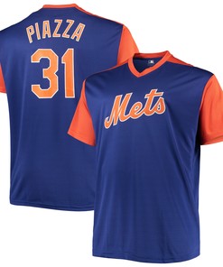 Mike Piazza New York Mets Cooperstown Collection Player Replica Jersey - Royal/orange Mlb - Robokeg