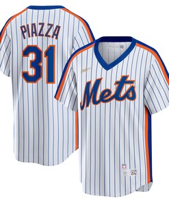 Mike Piazza New York Mets Home Cooperstown Collection Player Jersey - White Mlb - Robokeg