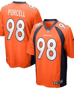 Mike Purcell Denver Broncos Game Jersey - Orange Nfl - Robokeg