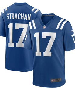 Mike Strachan Indianapolis Colts Game Jersey - Royal Nfl - Robokeg