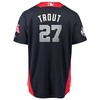 Mike Trout American League Majestic 2018 Mlb All-star Game Home Run Derby Player Jersey - Navy - Robokeg