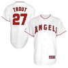 Mike Trout Los Angeles Angels Big And Tall Player Baseball Jersey - White - Robokeg