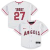 Mike Trout Los Angeles Angels Infant Home Replica Player Jersey - White Mlb - Robokeg