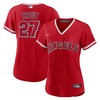 Mike Trout Los Angeles Angels Womens Alternate Replica Player Jersey - Red Mlb - Robokeg
