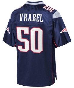 Mike Vrabel New England Patriots Nfl Pro Line Retired Player Jersey - Navy - Robokeg