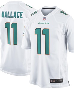 Mike Wallace Miami Dolphins Nike Game Jersey - White - Robokeg