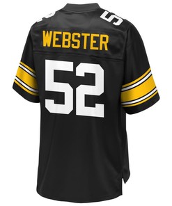 Mike Webster Pittsburgh Steelers Nfl Pro Line Retired Player Jersey - Black - Robokeg