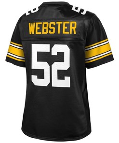 Mike Webster Pittsburgh Steelers Nfl Pro Line Womens Retired Player Jersey - Black - Robokeg