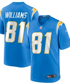 Mike Williams Los Angeles Chargers Game Jersey Powder Blue Nfl - Robokeg