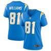 Mike Williams Los Angeles Chargers Womens Game Jersey Powder Blue Nfl - Robokeg