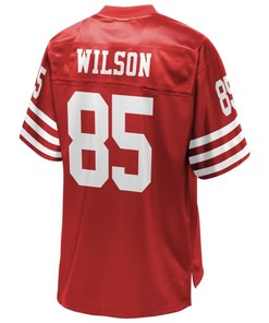 Mike Wilson San Francisco 49ers Nfl Pro Line Retired Player Jersey - Scarlet - Robokeg