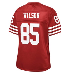 Mike Wilson San Francisco 49ers Nfl Pro Line Womens Retired Player Jersey - Scarlet - Robokeg