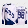 Mikhail Sergachev Lightning 2022 Stadium Series White Primegreen Jersey, Men Jersey - Robokeg