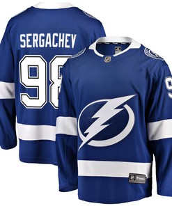 Mikhail Sergachev Tampa Bay Lightning Fanatics Branded Home Breakaway Player Jersey - Blue Nhl - Robokeg