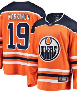 Mikko Koskinen Edmonton Oilers Fanatics Branded Breakaway Team Color Player Jersey - Orange Nhl - Robokeg
