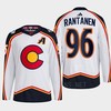 Mikko Rantanen 96 Reverse Retro 2.0 2022 Colorado Avalanche White Jersey Primegreen - Robokeg