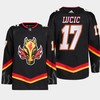 Milan Lucic 17 Calgary Flames Black Jersey 2022-23 Blasty Alternate Primegreen - Robokeg