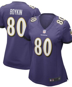 Miles Boykin Baltimore Ravens Womens Game Jersey - Purple Nfl - Robokeg