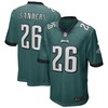Miles Sanders Philadelphia Eagles Game Player Jersey Midnight Green Nfl - Robokeg