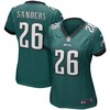 Miles Sanders Philadelphia Eagles Womens Game Jersey Midnight Green Nfl - Robokeg