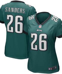 Miles Sanders Philadelphia Eagles Womens Game Jersey Midnight Green Nfl - Robokeg