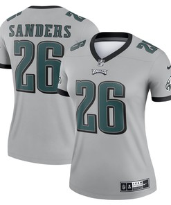 Miles Sanders Philadelphia Eagles Womens Inverted Legend Jersey - Silver Nfl - Robokeg