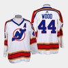 Miles Wood 44 New Jersey Devils 2022-23 Reverse Retro 2.0 White Jersey - Robokeg