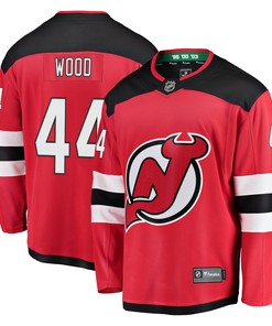 Miles Wood New Jersey Devils Fanatics Branded Home Breakaway Player Jersey - Red Nhl - Robokeg
