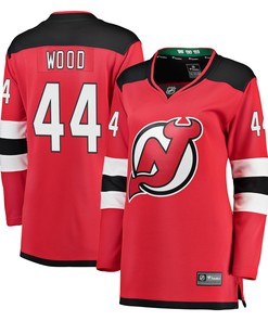 Miles Wood New Jersey Devils Fanatics Branded Womens Breakaway Jersey - Red Nhl - Robokeg