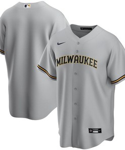 Milwaukee Brewers 2020 Mlb Light Grey Jersey - Robokeg