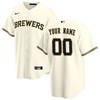 Milwaukee Brewers 2020 Mlb Personalized Custom White Custom Jersey - Robokeg