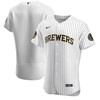 Milwaukee Brewers 2020 Mlb White Jersey - Robokeg