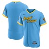 Milwaukee Brewers 2022 City Connect Authentic Team Jersey - Powder Blue Mlb - Robokeg
