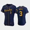 Milwaukee Brewers 3 Orlando Arcia Alternate Team Navy Jersey - Robokeg