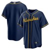Milwaukee Brewers Alternate Replica Team Jersey - Navy Mlb - Robokeg