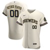 Milwaukee Brewers Home Pick-a-player Retired Roster Authentic Jersey - Cream Custom Jerseys Mlb - Robokeg