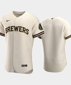 Milwaukee Brewers Home Team Cream Jersey - Robokeg