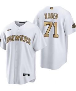 Milwaukee Brewers Josh Hader White 2022-23 All-Star Game Jersey - Robokeg