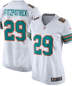 Minkah Fitzpatrick Miami Dolphins Nike Womens Throwback Game Jersey - White - Robokeg